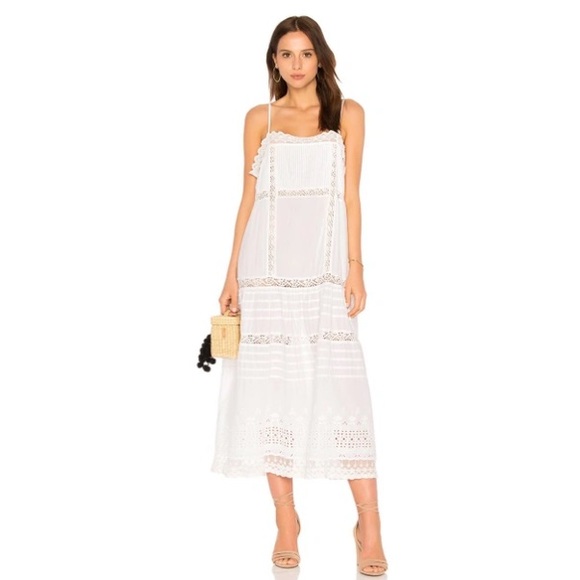 Free People Dresses & Skirts - FREE PEOPLE THIS IS IT SLIP MAXI DRESS IN WHITE SIZE M